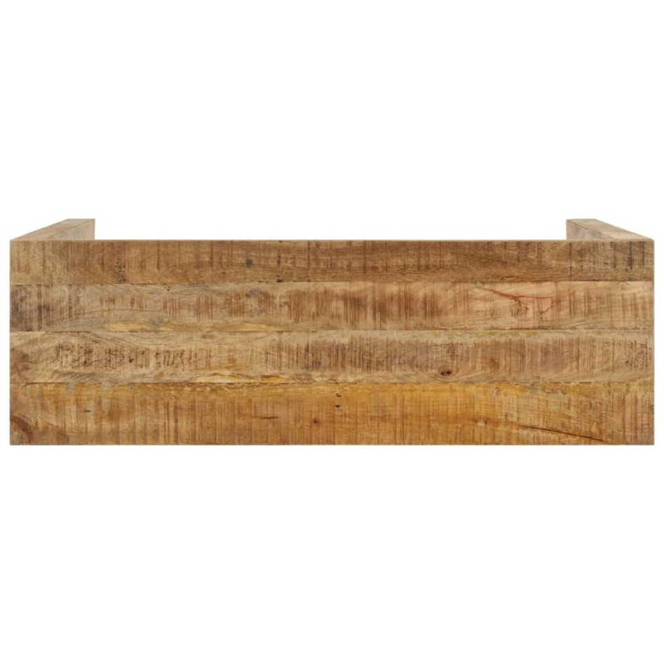 Mesa consola de madera de mango rugosa 110x35x76