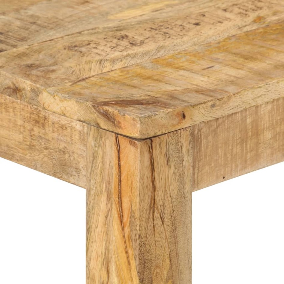 Mesa consola de madera de mango rugosa 110x35x76