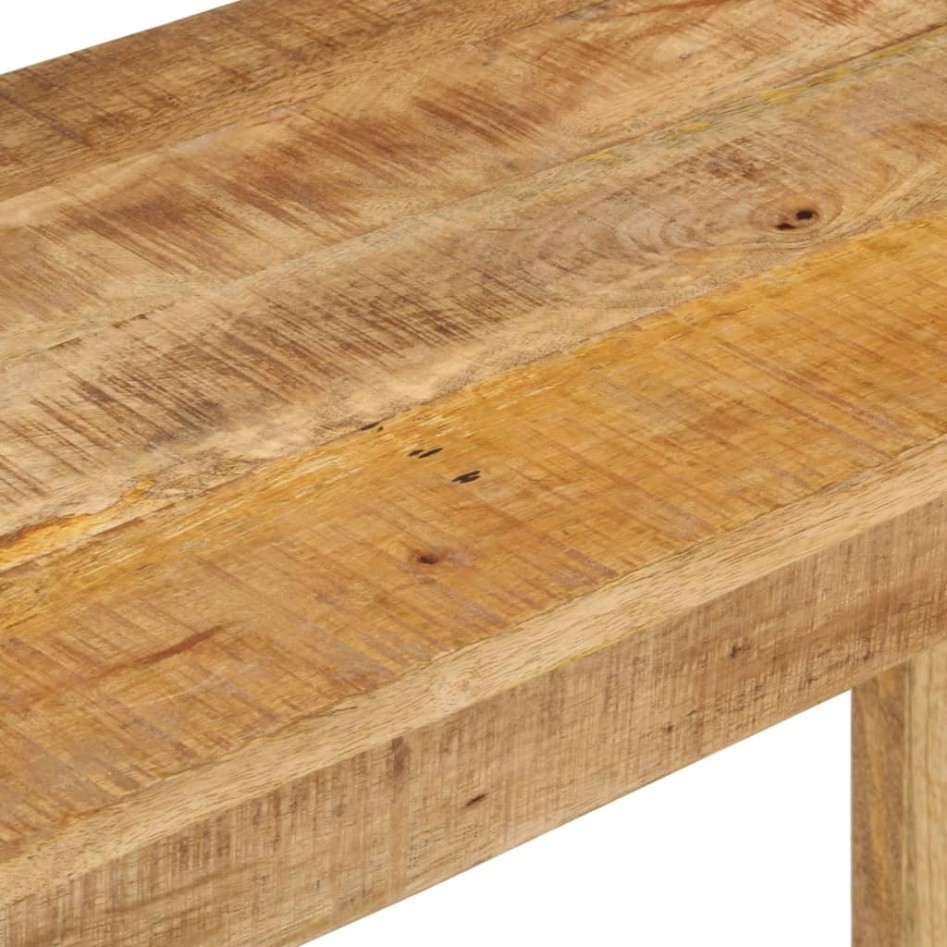 Mesa consola de madera de mango rugosa 110x35x76