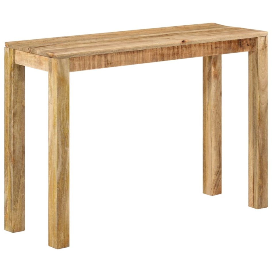 Mesa consola de madera de mango rugosa 110x35x76