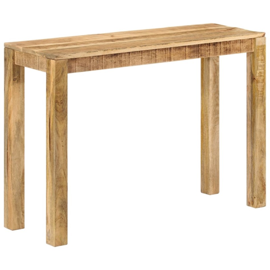 Mesa consola de madera de mango rugosa 110x35x76