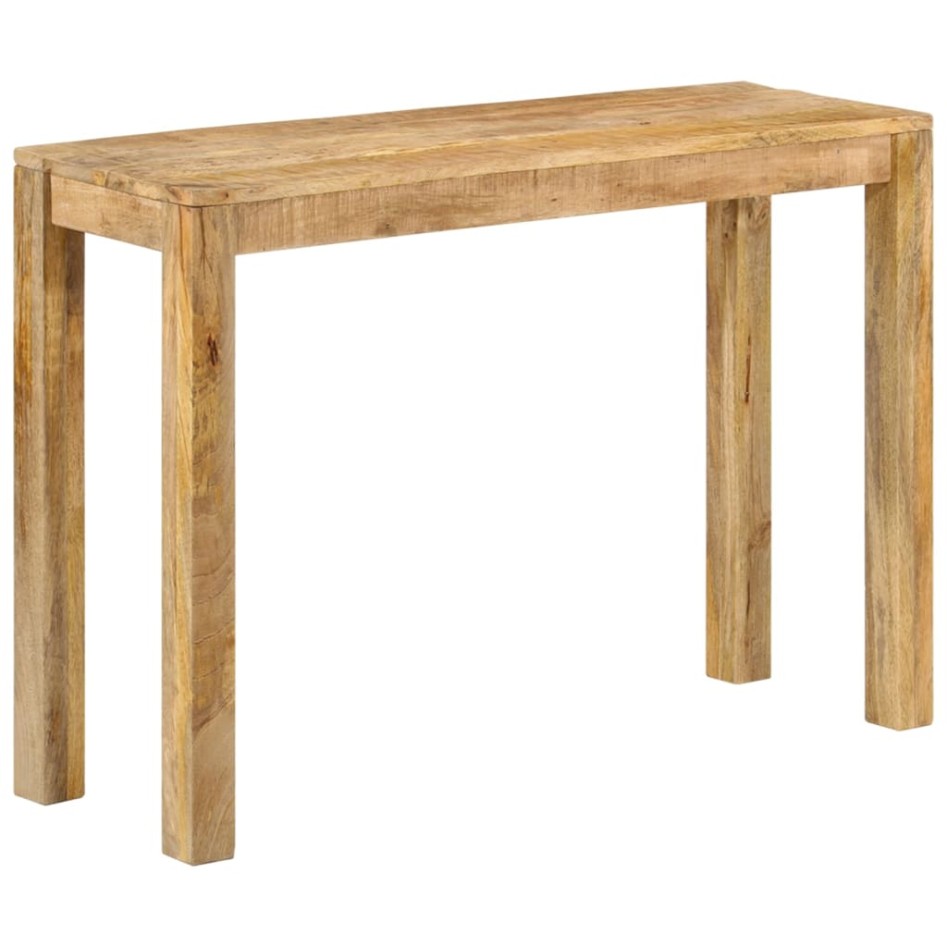 Mesa consola de madera de mango rugosa 110x35x76