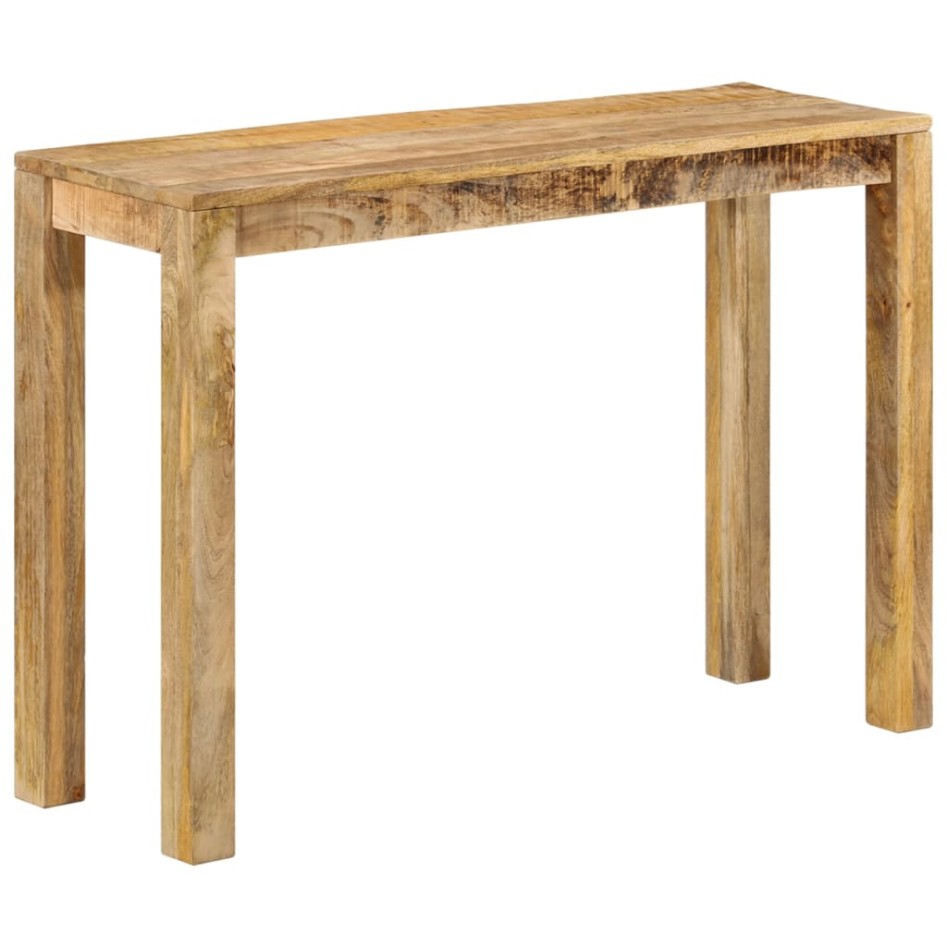 Mesa consola de madera de mango rugosa 110x35x76