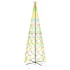 Árbol de Navidad cónico 1400 LED de colores 160x500