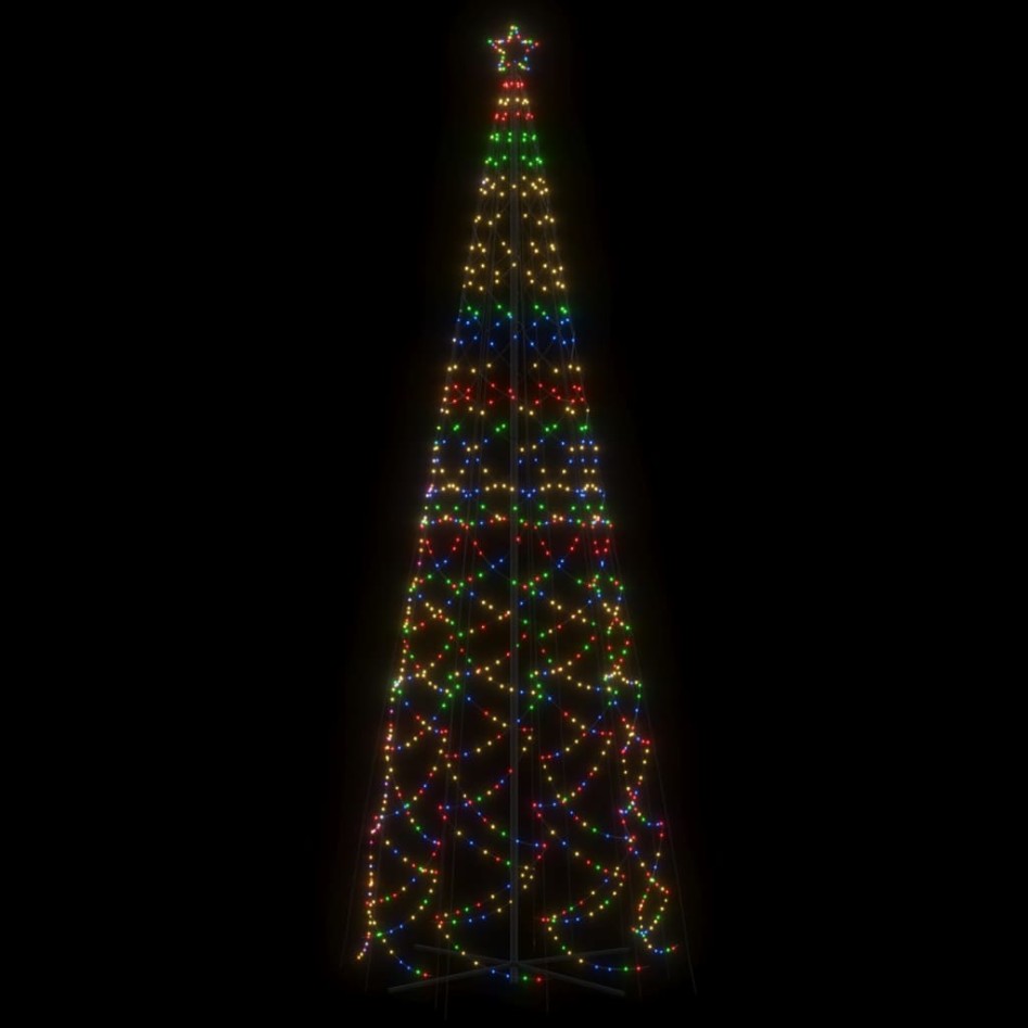 Árbol de Navidad cónico 1400 LED de colores 160x500