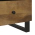 Mesitas de noche 2 uds madera maciza mango madera