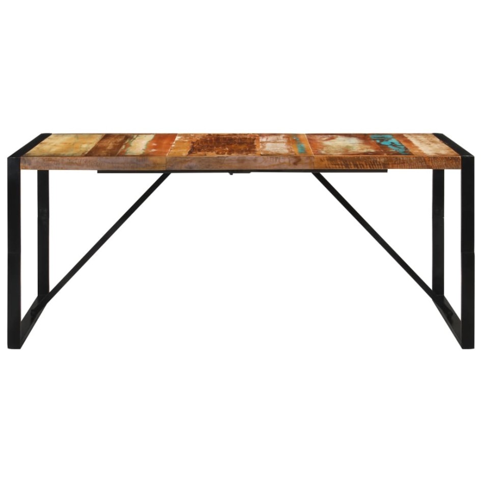Mesa de comedor madera maciza reciclada 175x90x76