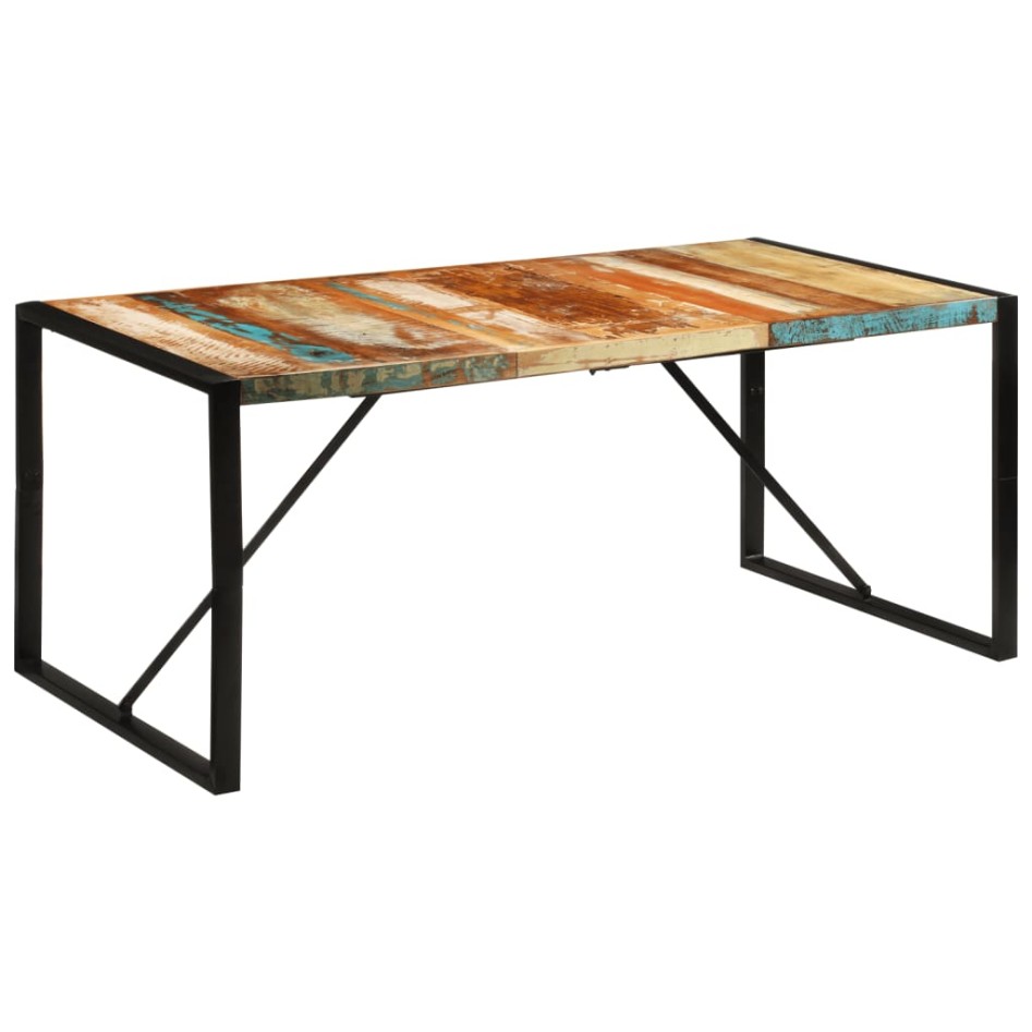 Mesa de comedor madera maciza reciclada 175x90x76