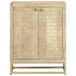 Aparador con 2 puertas madera maciza de mango 55x30x70