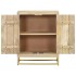 Aparador con 2 puertas madera maciza de mango 55x30x70