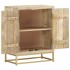 Aparador con 2 puertas madera maciza de mango 55x30x70