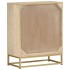 Aparador con 2 puertas madera maciza de mango 55x30x70