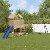 Parque infantil de exterior madera maciza de pino