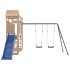 Parque infantil de exterior madera maciza de