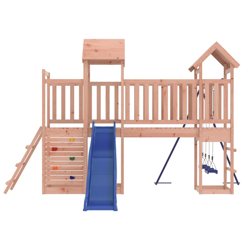 Parque infantil de exterior madera maciza