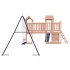 Parque infantil de exterior madera maciza