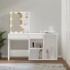 Tocador con LED y armario madera contrachapada