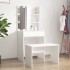 Juego de tocador con LED madera contrachapada