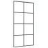 Puerta corredera set herrajes vidrio ESG aluminio 102,5x205