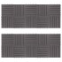 Baldosas de terraza 20 uds madera maciza acacia gris 30x30