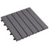 Baldosas de terraza 20 uds madera maciza acacia gris 30x30