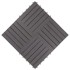 Baldosas de terraza 20 uds madera maciza acacia gris 30x30