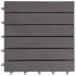 Baldosas de terraza 20 uds madera maciza acacia gris 30x30