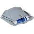 2x Asiento barco respaldo plegable cojín azul blanco