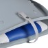 2x Asiento barco respaldo plegable cojín azul blanco