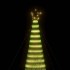 Árbol de Navidad LED 1544 LEDs blanco cálido 500