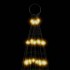 Árbol de Navidad en asta bandera 1534 LED blanco cálido 500