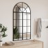 Espejo de pared arco de hierro negro 60x110