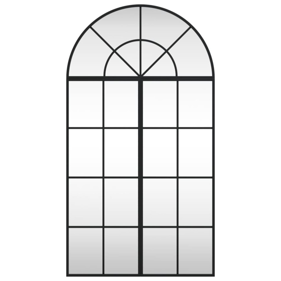Espejo de pared arco de hierro negro 60x110