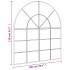 Espejo de pared arco de hierro negro 100x110