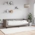 Sofá cama con colchón tela gris taupe 80x200