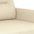 Sillón de tela color crema 60