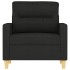 Sillón de tela negro 60