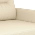 Sofá de 2 plazas de tela color crema 140