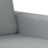 Juego de sofás con cojines 2 piezas tela gris