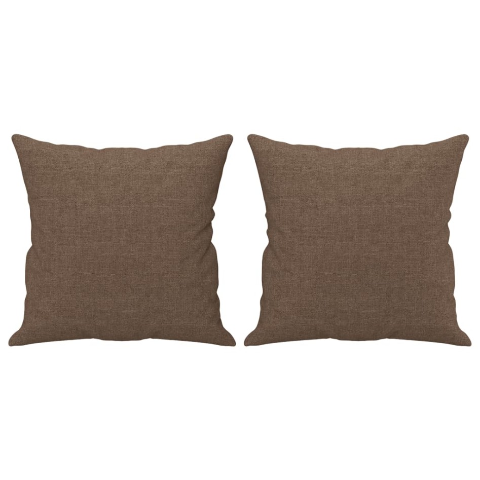 Juego de sofás con cojines 2 piezas tela