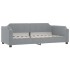 Sofá cama con colchón tela gris claro 80x200