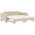 Sofá cama nido con colchón tela crema 80x200