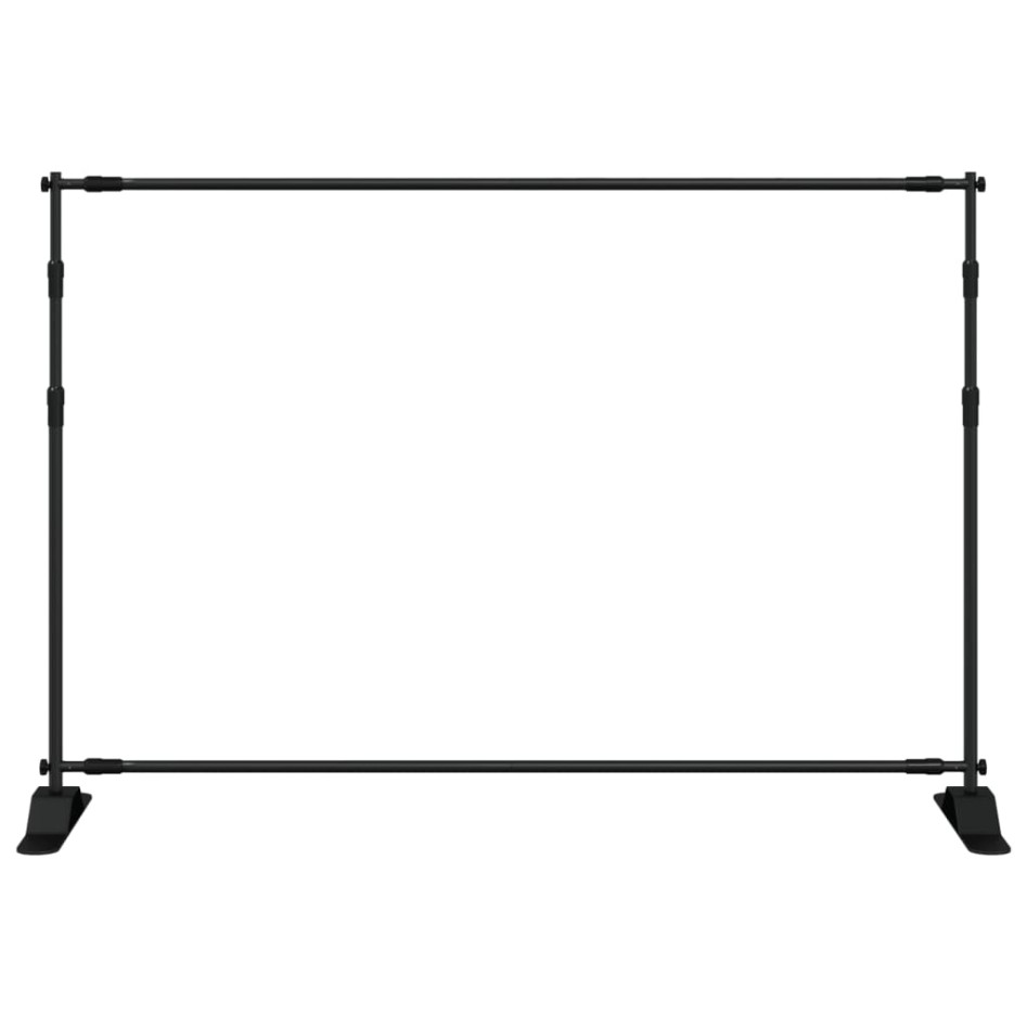Soporte de telón de fondo acero negro 305x243