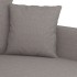Sofá de 3 plazas de tela gris taupe 180