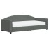 Sofá cama con colchón tela gris oscuro 90x190