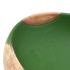 Lavabo sobre encimera ovalado cerámica verde marrón 59x40x15
