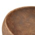 Lavabo sobre encimera ovalado cerámica marrón 59x40x15