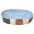 Lavabo sobre encimera ovalado cerámica multicolor 59x40x14