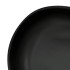 Lavabo sobre encimera ovalado cerámica negro y azul 59x40x14