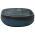 Lavabo sobre encimera ovalado cerámica turquesa 59x40x14